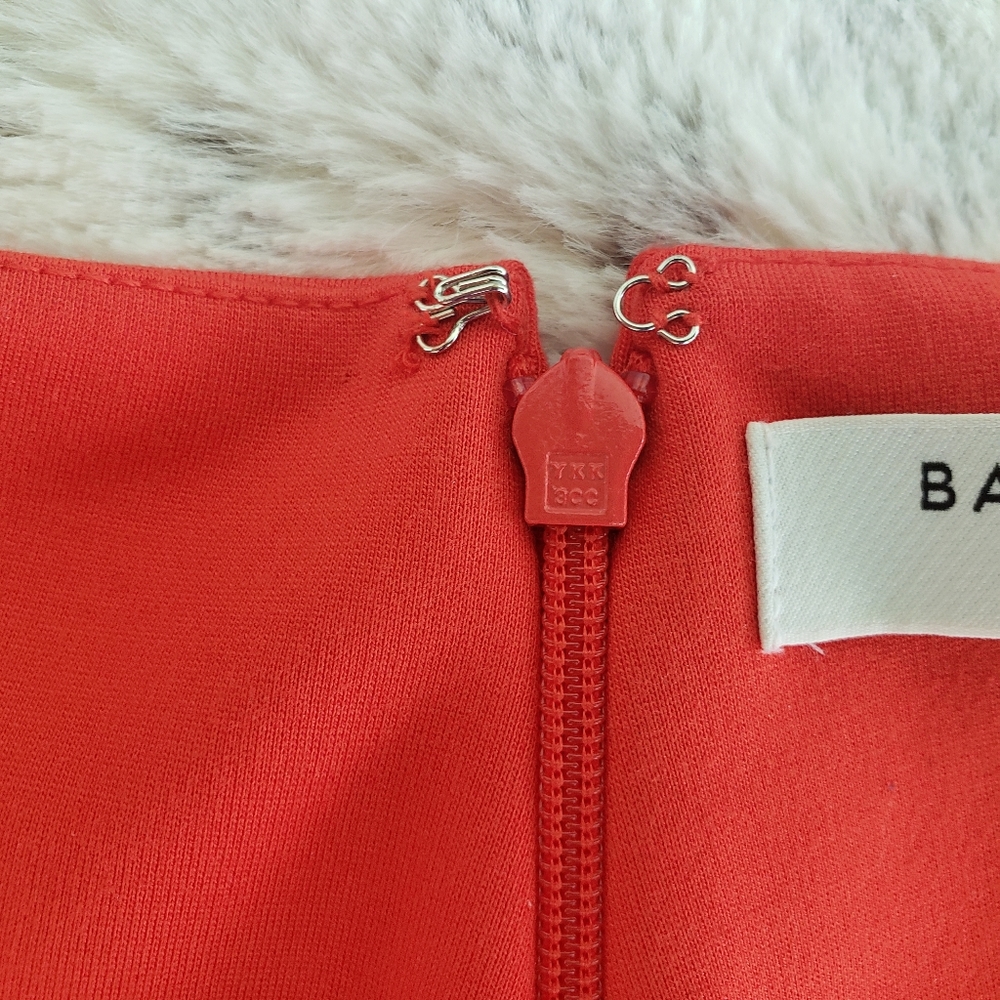 BABATON ARITZIA "MIGUEL" RED ORANGE SLEEVELESS DRESS  SIZE 4 - Picture 13 of 15